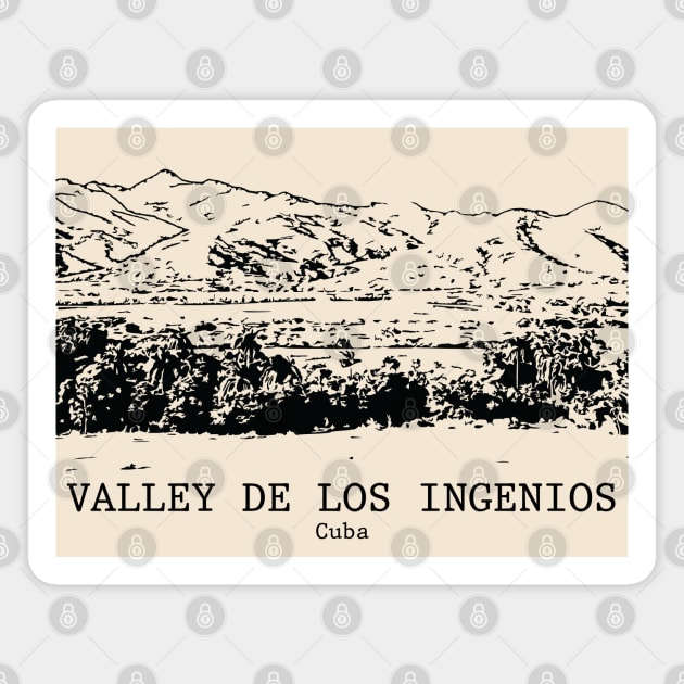Valley de los Ingenios - Cuba Magnet by Lakeric
